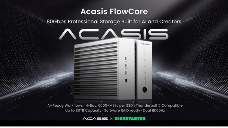 Kickstarter - Acasis 80Gbps Pro Storage, Built for Al and Creative Work