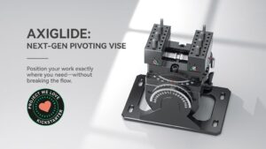 Kickstarter - AxiGlide Next-gen Pivoting Vise for Smooth, Precise Control