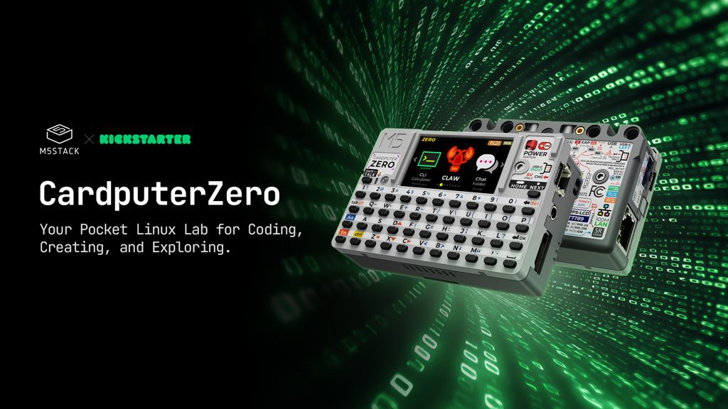 Kickstarter - CardputerZero, Pocket Raspberry Pi Computer for Makers