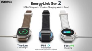 Kickstarter - EnergyLink Gen 2 Titanium 2-in-1 Apple Watch Charger Band