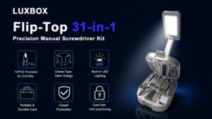 Kickstarter - LUXBOX 31-in-1 Foldable Modular Toolbox & Repair Station