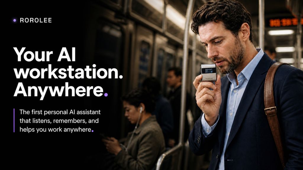 Kickstarter - Rorolee Your Pocket AI Agent and Workstation, Anywhere