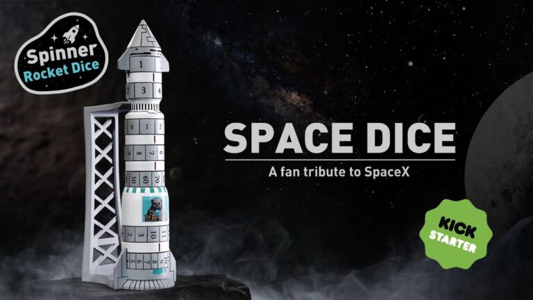 Kickstarter - Space Dice The Rocket Dice of the Space Travelers
