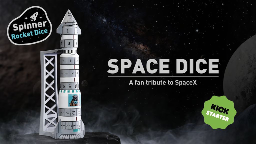 Kickstarter - Space Dice The Rocket Dice of the Space Travelers