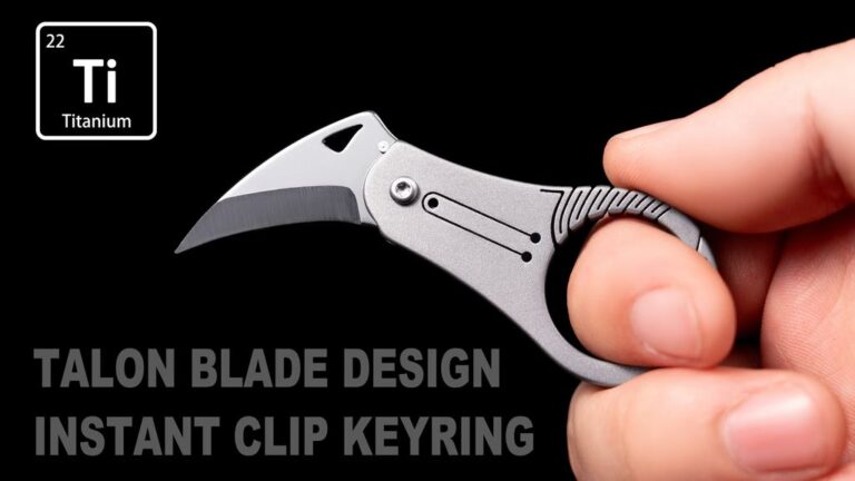 Kickstarter - SpearEdge — Titanium EDC Claw Knife Keychain Knife