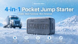 Kickstarter - StormGo Mini T6 ：4-in-1 Pocket-Sized Jump Starter