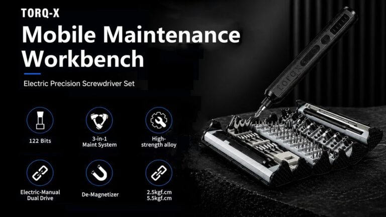 Kickstarter - TORQ-X 125-in-1 Electric & Manual Precision Driver Kit
