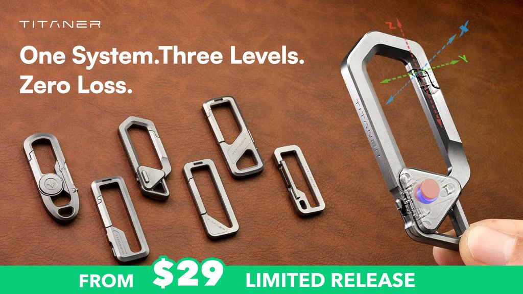 Kickstarter - Titaner Matrix The 3-Level Keychain Security System