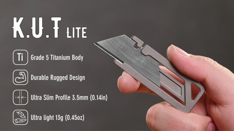 Kickstarter - Titanium Keychain Utility Tool KUT Lite Ultrathin EDC