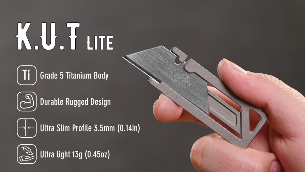 Kickstarter - Titanium Keychain Utility Tool KUT Lite Ultrathin EDC
