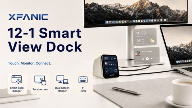 Kickstarter - XFANIC：SmartView Dock with Touch Display &AI Agent Live View