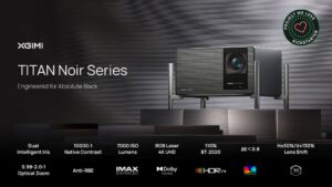 Kickstarter - XGIMI TITAN Noir Series A Dual Iris 4K RGB Laser Projector