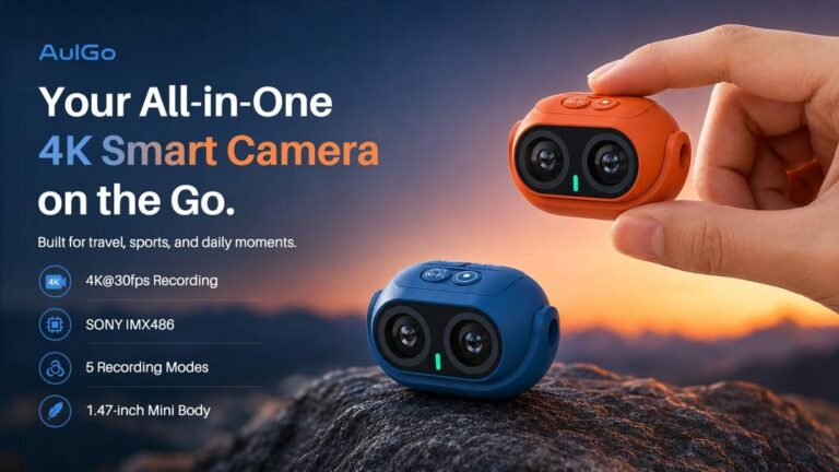 AulGo- All-in-One 4K Pocket Camera