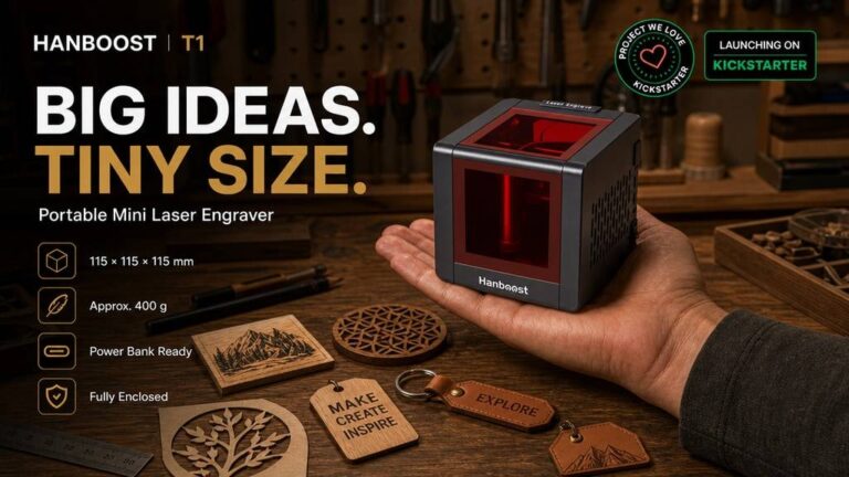 Hanboost T1- Pocket Size Laser Engraver