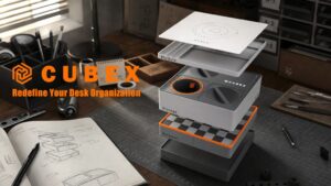 Kickstarter - CUBEX：Modular Multi-Tier Desktop Storage Box