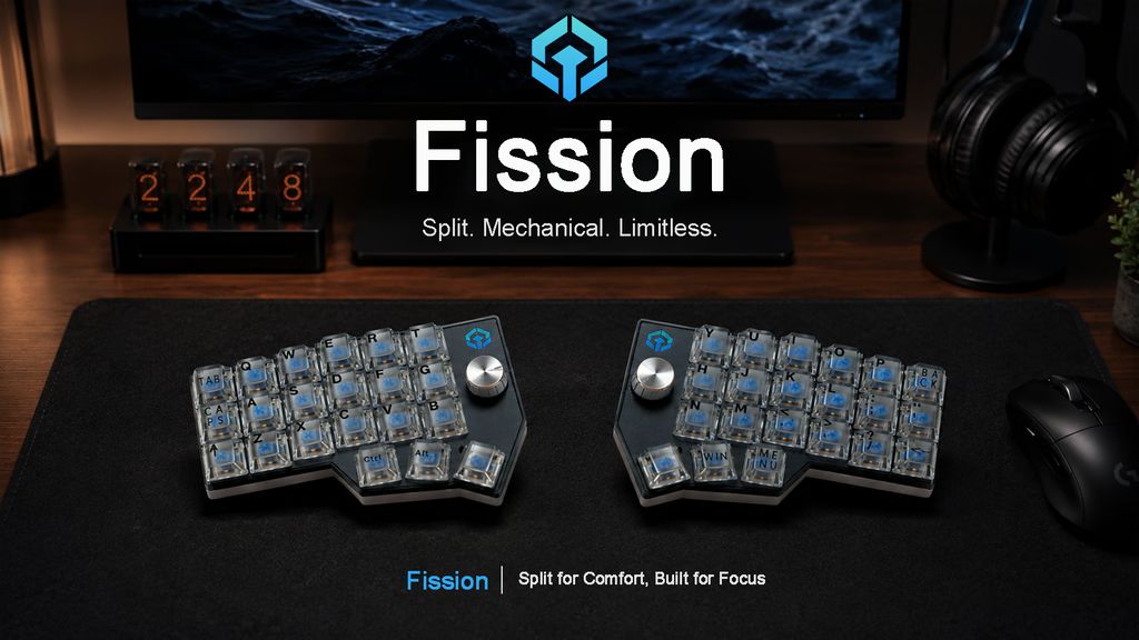 Kickstarter - Fission Split-Type Multifunctional Mechanical Keyboard