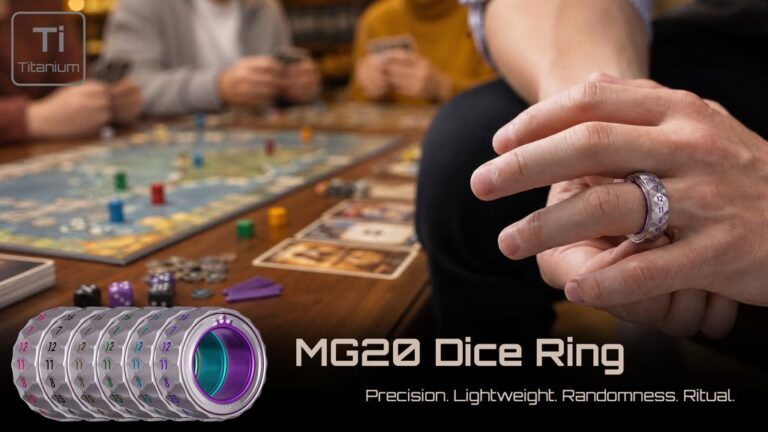 Kickstarter - MG20 Dice Ring - Fidget. Spin. Decide
