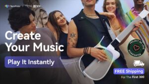 Kickstarter - Melo-D Create & Play With World's 1st Generative AI Guitar