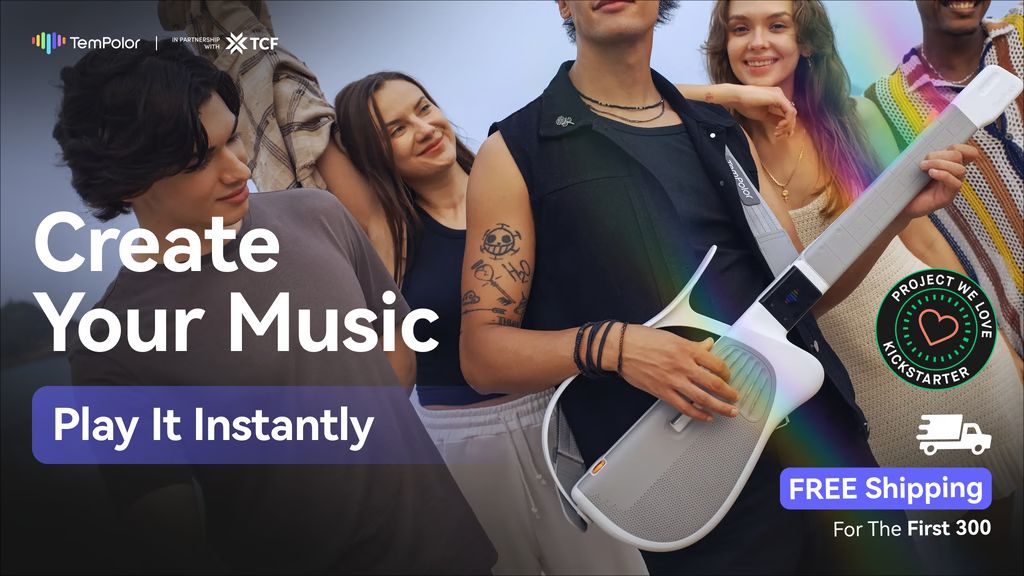 Kickstarter - Melo-D Create & Play With World's 1st Generative AI Guitar