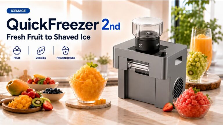 Kickstarter - Nature Smooth Snow Healthy Fresh Fruit Shaved Ice Maker
