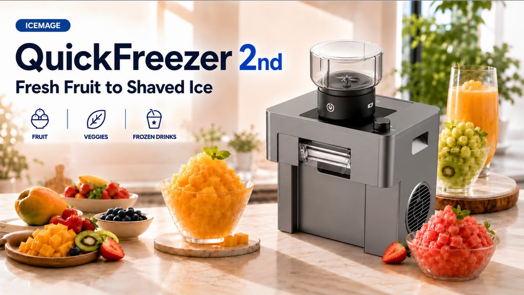 Kickstarter - Nature Smooth Snow Healthy Fresh Fruit Shaved Ice Maker