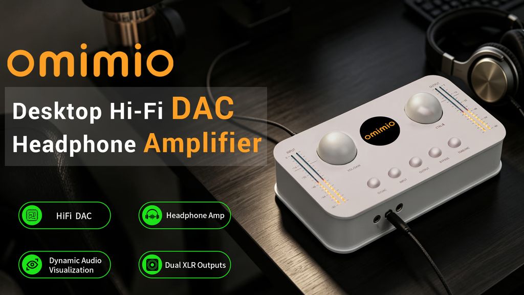 Kickstarter - OMIMIO Desktop Hi-Fi DAC, Headphone Amplifier