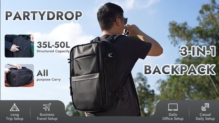 Kickstarter - PartyDrop3-in-1 Backpack That Transforms & Travels With You
