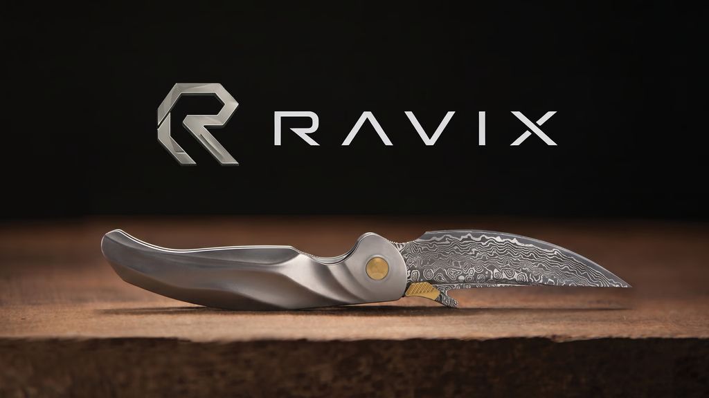 Kickstarter - Ravix V67 67-Layer Damascus Steel. Titanium Precision.