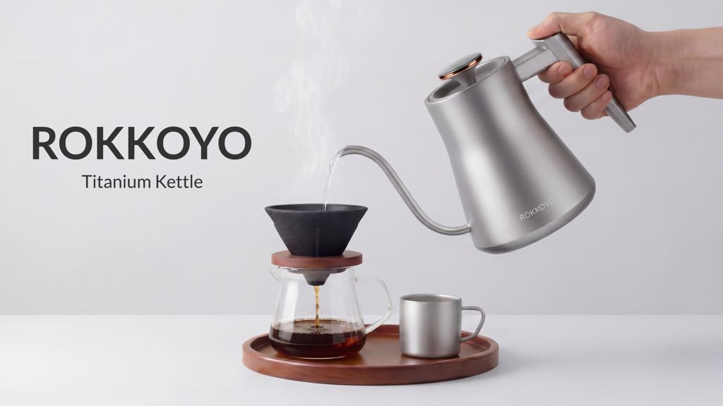 Kickstarter - Rokkoyo Titan Kettle Taste the Roast, Not the Metal