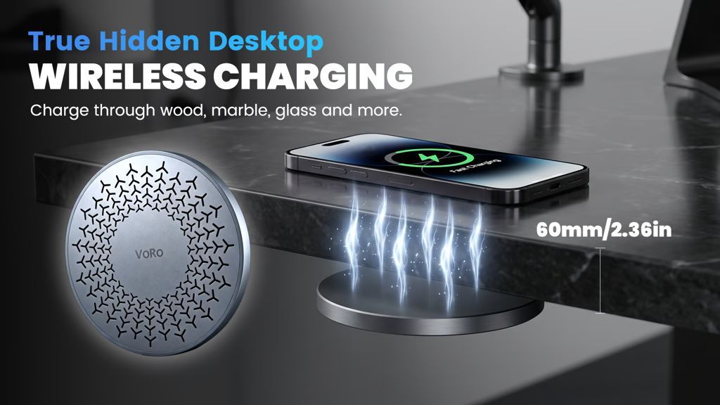 Kickstarter - VORO 60mm Ultra-Long Distance Invisible Wireless Charger