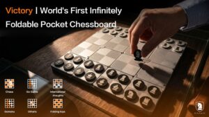 Kickstarter - Victory丨World's First Infinitely Foldable Pocket Chessboard
