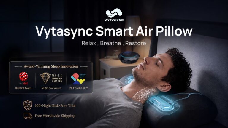 Kickstarter - Vytasync The Smart Air Pillow for Better Sleep