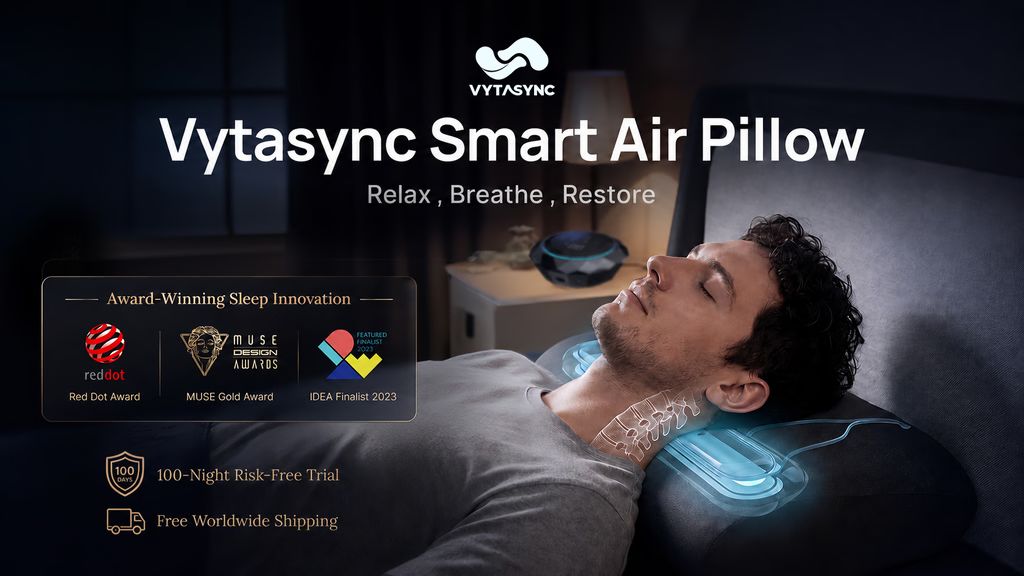 Kickstarter - Vytasync The Smart Air Pillow for Better Sleep