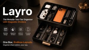 Layro- Movable Divider Organizer, Flexible Storage