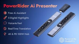 PowerRider P1- AI-Powered Presenter Remote