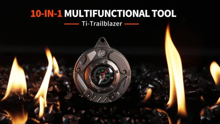 Ti-Trailblazer- The Ultimate EDC Titanium Survival Compass