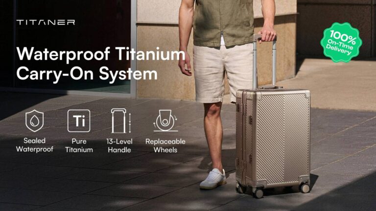 Titaner Voyager- Waterproof Titanium Carry-On System