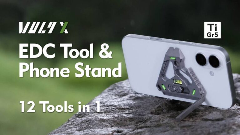 VULYX - The Magnetic 12-in-1 Phone Stand & Titanium EDC Tool