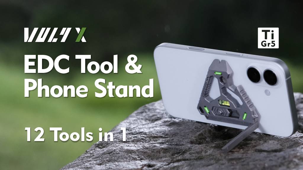 VULYX - The Magnetic 12-in-1 Phone Stand & Titanium EDC Tool