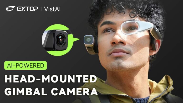 VistAI- World's First AI-Powered Head-Mounted Gimbal Camera