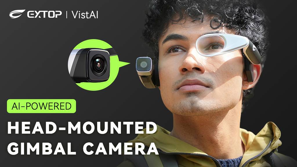 VistAI- World's First AI-Powered Head-Mounted Gimbal Camera