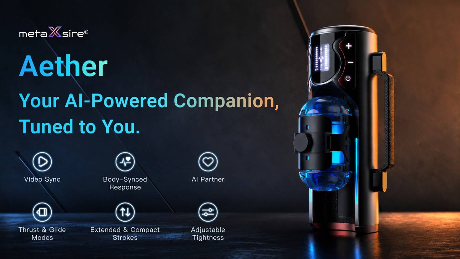 Aether- The AI Interactive Male Sex Toy Tuned to Your Body