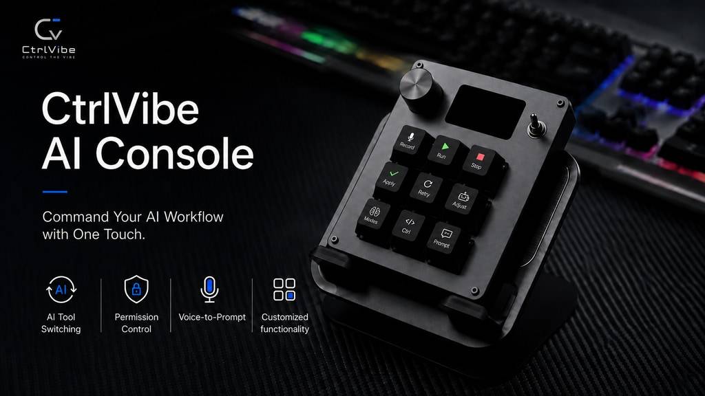 CtrlVibe AI Worklouder - Workflow Console for the AI Era