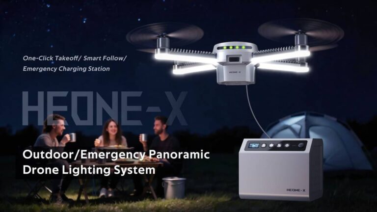 HEONE-X- Automatic Hovering Tethered Intelligent Aerial Light