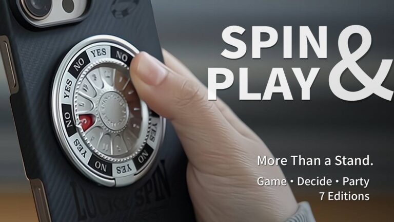 LUCKY SPIN - World's 1st Dual-Pointer Mechanical Spin Stand