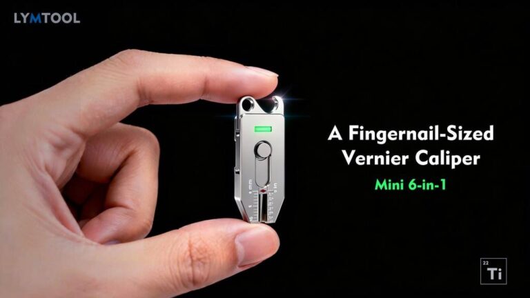 LYMTOOL丨 A Fingernail-Sized Vernier Caliper