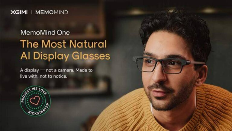 MemoMind One- The Most Natural AI Display Glasses