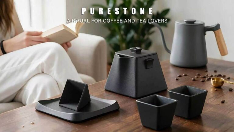Purestone- The Dual-Brew Alumina Ceramic Tea & Coffee Set
