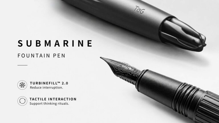 Submarine Fountain Pen - TurbineFill 2.0