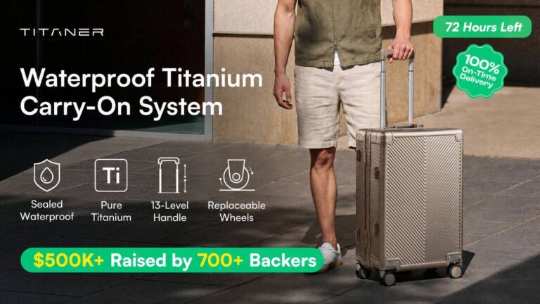 Titaner Voyager- Waterproof Titanium Carry-On System